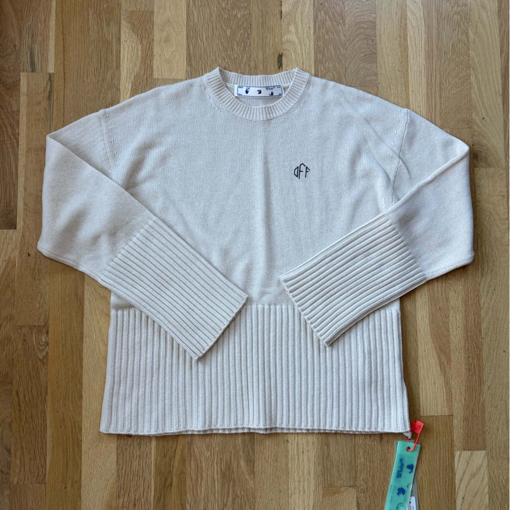 Off White by Virgil Abloh basic crewneck sweater … - image 2